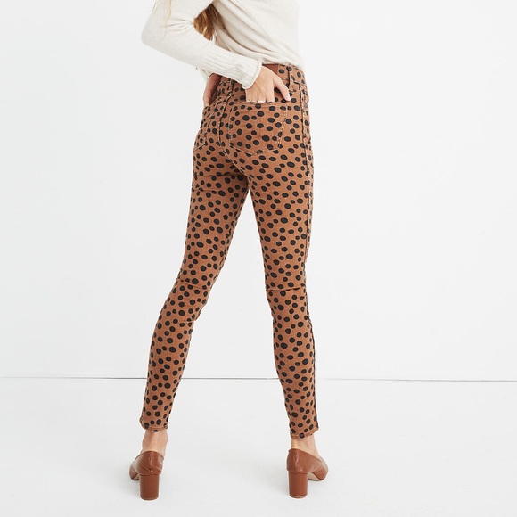 Madewell High-Rise Skinny Jeans in Leopard Dot - Picture 2 of 6